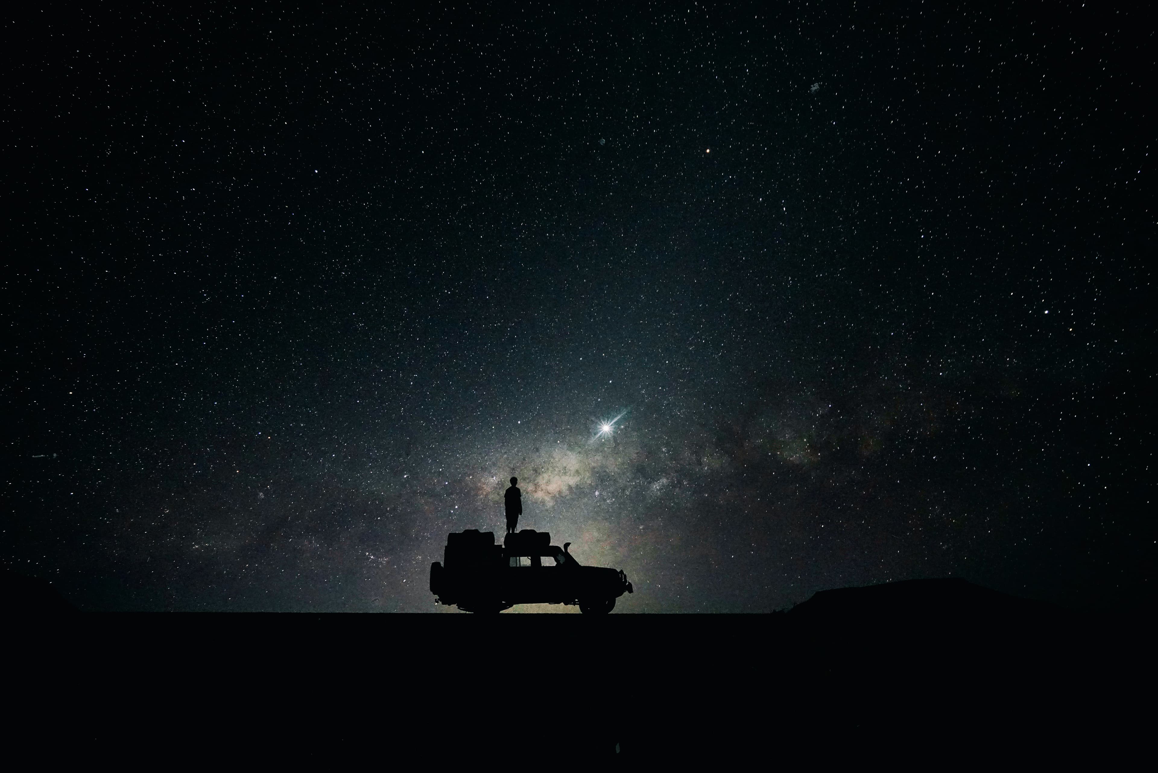 Off-road car silhouette